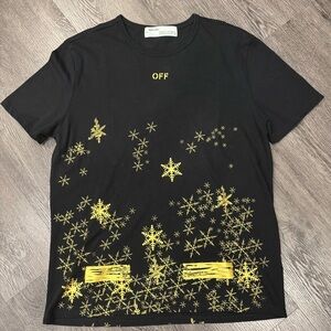 Off-White Snowflakes SEEING THINGS Tee